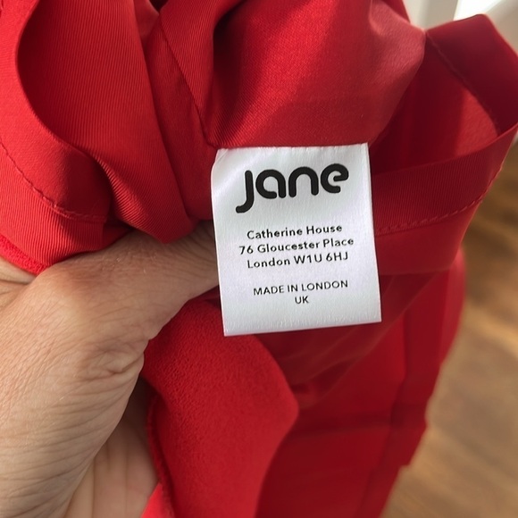 Jane Atelier (formerly goat) red wool shift dress - Picture 4 of 6